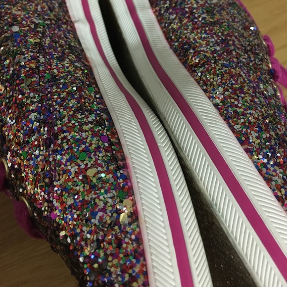 Kate Spade Glittery Keds Sz 8 - Picture 7 of 8